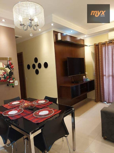 Imagem 2 de 16 de Apartamento Com 2 Dormitórios À Venda, 53 M² Por R$ 300.000 - Areia Branca - Santos/sp - Ap6100