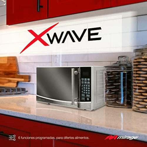 Mirage Mwd020e Microondas Xwave, 0.7 Ft3, Color Plata