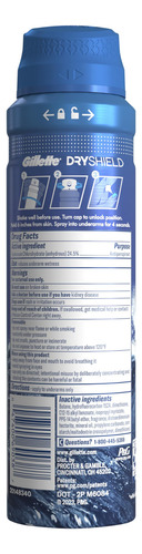 Desodorante Antitranspirante Gillette Dry Spray Cool Wave 12