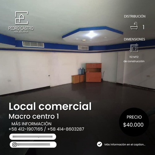 Se Vende Local Comercial En Macro Centro 1, Puerto Ordaz, Venezuela.