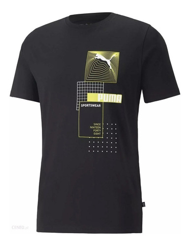 Camiseta Remera Puma Graphic Reflectiva Adulto Mvd Sport