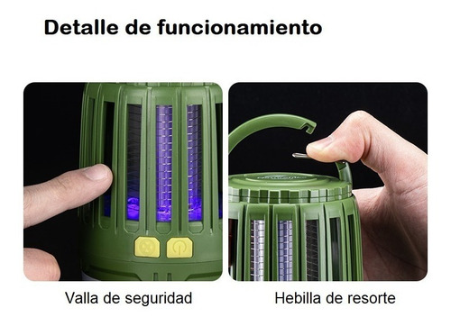 Imagen 6 de 9 de Naturehike - Linterna Anti Mosquitos Recargable