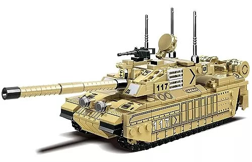 Wvinvw Military Tank Building Set, Compatible With Lego Tank
