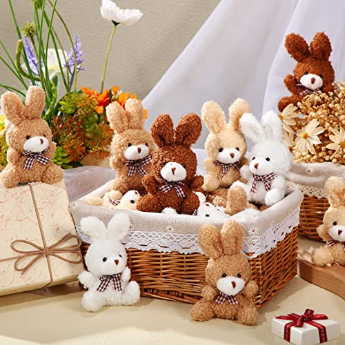 Conjunto De 24 Conejitos De Peluche Sotiff, Tamaño Pequeño