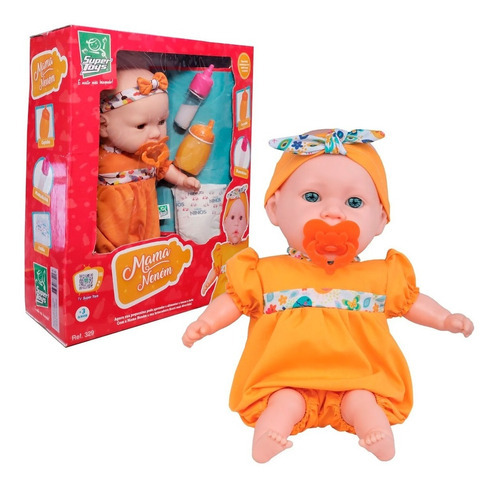 Bebote Mamá Nenem Supertoys Muñeca Bebe Hace Pis Vamosajugar