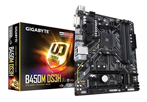 Board Gigabyte B450m Ds3h Amd Ryzen Am4 