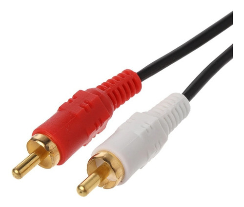 Imagen 8 de 10 de Pack 3 Piezas Cable Auxiliar 3.5mm A Rca Amplificador Audio