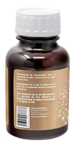 Imagen 2 de 5 de Zinc Con Germen De Trigo 200 Cápsulas De 400mg C/u Naturagel