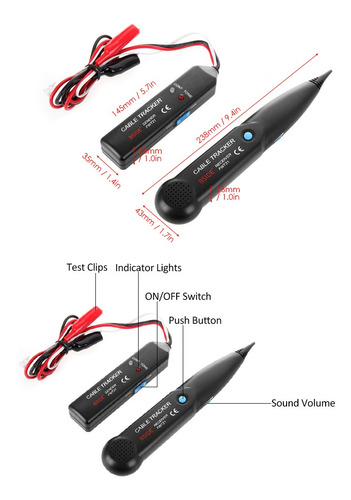 Bside - Cable De Red Para Detector De Líneas Telefónicas