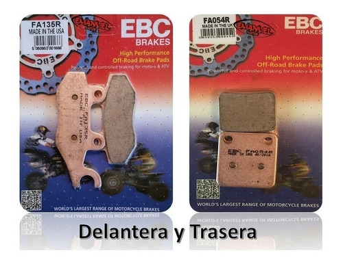 Pastillas Freno Ebc Brakes Kawasaki Klx 125 (d-tracker)