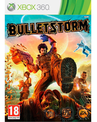 Bulletstorm Xbox 360 Mídia Física Semi Novo