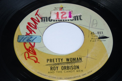 Jch- Roy Orbison Pretty Woman Edic. Usa Rock 45 Rpm