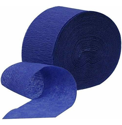 Dennecrepe Azul Papel Crepe Serpentinas 2 Rollos De 145 Pie