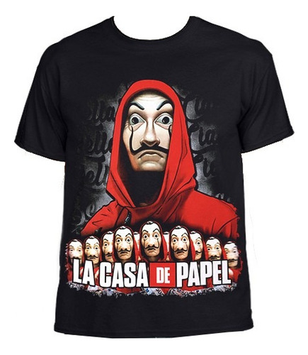 Camiseta Unisex La Casa De Papel Máscara Dalí Serie Netflix