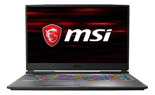 Laptop gamer  MSI GP Leopard GP75 plateada 17.3", Intel Core i7 9750H  16GB de RAM 1TB SSD, NVIDIA GeForce GTX 1660 Ti 144 Hz 1920x1080px Windows 10 Home