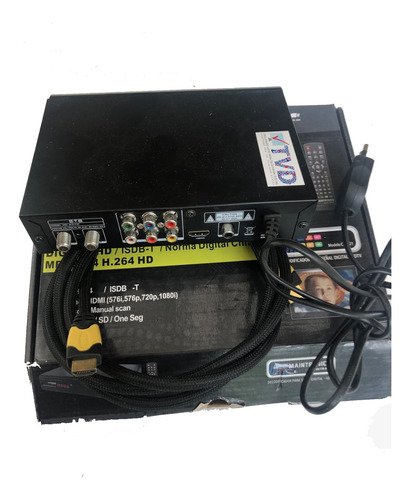 Decodificador Hd/isdb-t Norma Chilena, Ant. Y Cable Hdmi