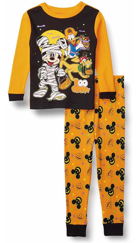 Pijama De 2 Piezas Juego Mickey Mouse Disney 3,4 Y 5 Años