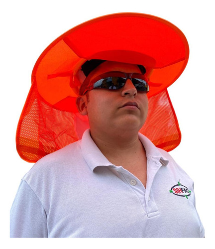Sombrero Reflejante Universal Casco Seguridad Protector Sol