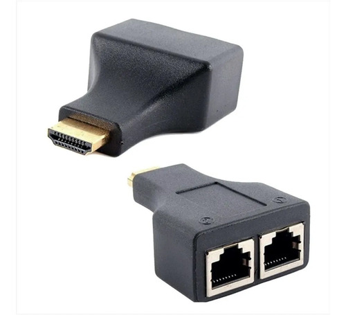 Alargue Hdmi Utp Rj45 Extensor 1080p 3d 30m Lan Ethernet