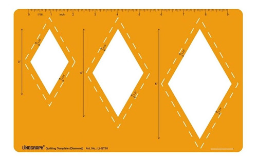 Quilting Forma Patch Dibujo Plantilla Corte Stencil