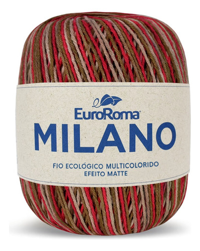 Barbante Euroroma Milano Multicolor 200g - Escolha A Cor