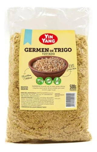 Germen De Trigo Tostado - Yin Yang - 500 Grs. Apto Vegano