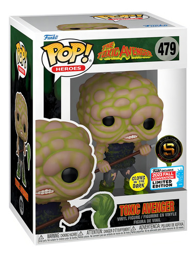 Figura De Acción Funko The Toxic Avenger Toxic Avenger #479 De Funko Pop