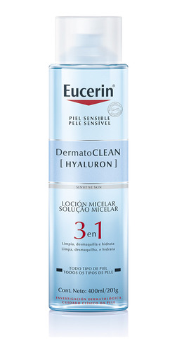 Locion Micelar Eucerin Dermatoclean Limpiadora 3 En 1 400 Ml