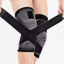 Par De Rodilleras Presurizadas Con Correa Doble De Fitness