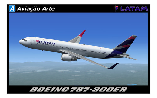 Pintura De Avião Fsx - Frota Latam Brasil Completa