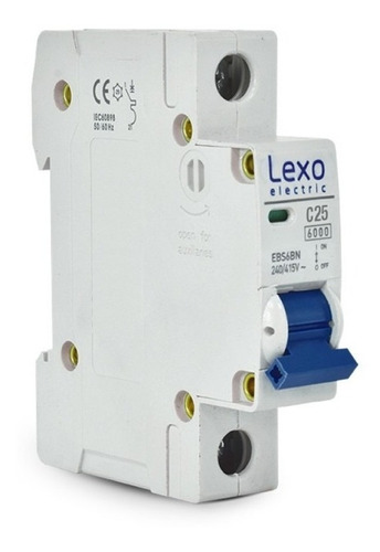 Interruptor Automático Lexo 1x25a 6ka Certificado