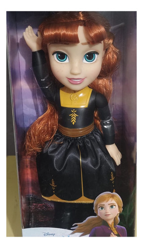 Frozen 2 Princesa Anna Muñeca Aventurera Toddler 33 Cm