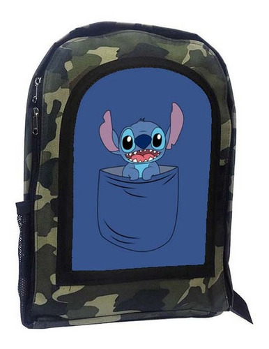 Mochila Camuflada Stitch A71