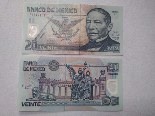 Billete $20 Pesos Juárez Tipo E Sin Circular 29-mar-2006