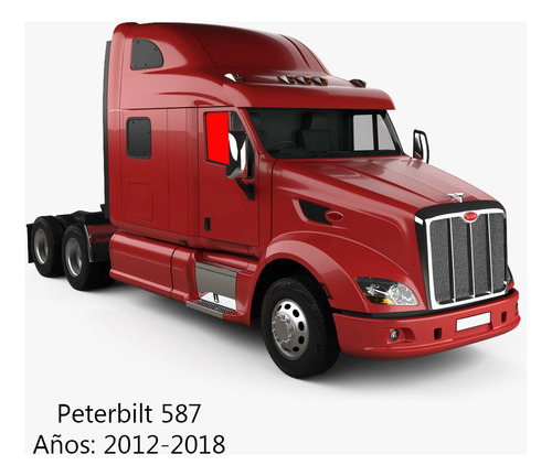 Vidrio De Puerta Derecha Kw T2000 Peterbilt387 Y Compatibles