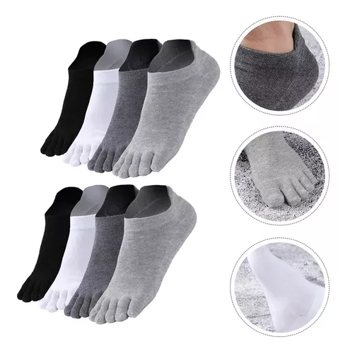 4 Pares Calcetines Cortos De Cinco Dedos Para Hombre Calceti