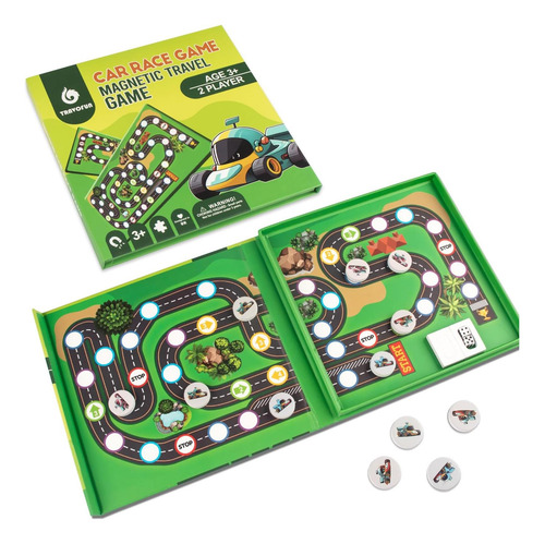 Juego De Carreras De Autos Magnéticos Para Niños De 3 A 8 De