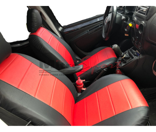 Funda Cubre Asiento Fiat Qubo- Eco Cuero Acolchado