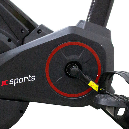 Bike Ergométrica Spinning Monitor Cardíaco Roda 6kg Inércia Cor Preto