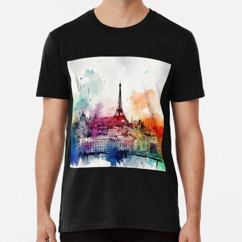 Remera Sueños De La Ciudad De París En Color Algodon Premium