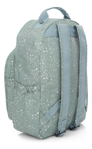 Kipling Seoul Up Backpack K2130576b Snowflake Green X1 Verde Liso