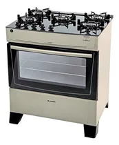 Comprar Cocina James A Gas Titanium Con Mesada De Vidrio Negro C 695