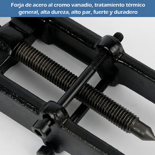 Separação manual do extrator de rolamentos internos