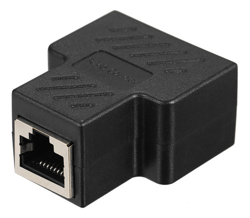 Rj45 Splitter Adaptador Conector 1 A 2 Puertos Hembra Para C