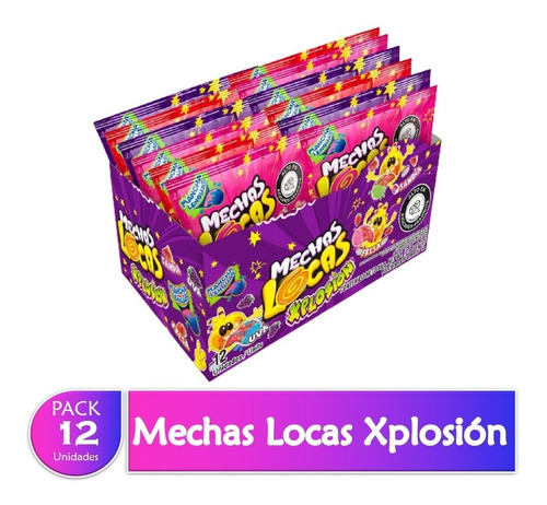 Dulce En Polvo Mechas Locas Xplosion Mancha Lenguas