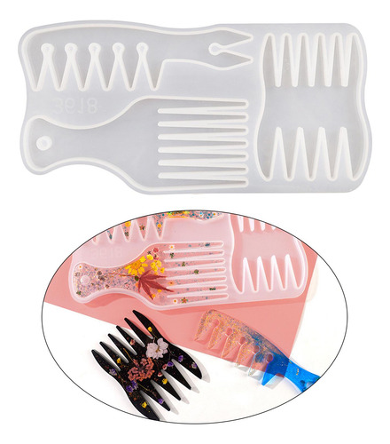 2 Molde De Silicona Para Peinar El Cabello Moldes De Peine