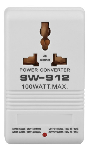 Convertidor De Voltaje De 100 W, 110 V/120 V A 220 V/240 V