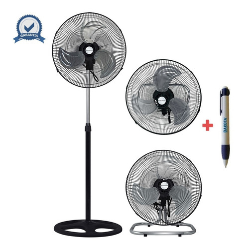 Imagen 1 de 9 de Ventilador De Pie/piso/pared 3 En 1 Ken Brown T-254 + Regalo