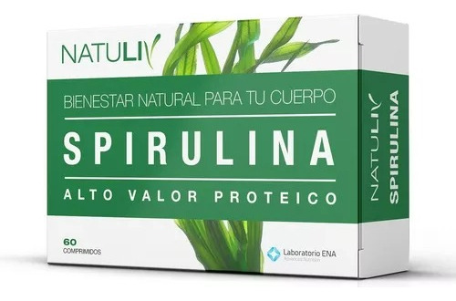 Spirulina Natuliv 60 Comprimidos