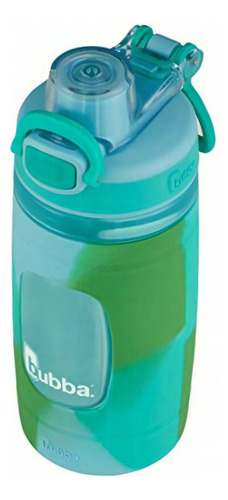 Bubba. Flo Kids Botella De Agua, 16 Onzas, Hielo De Vidrio Color Kiwi Color Wash